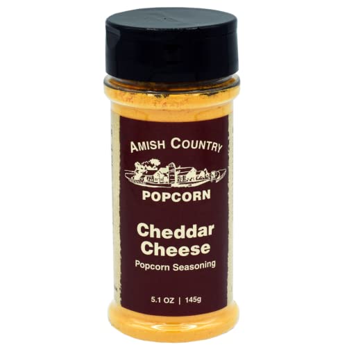 Amish Country Cheddar Cheese Popcorn Seasoning 5.1 oz Non-GMO Gluten Free