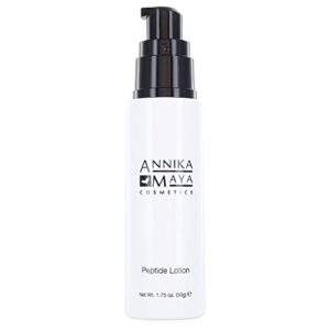 Annika Maya Lightweight Anti-Aging Lotion with Peptides, Hyaluronic Acid, and AHA