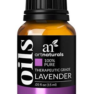 Artnaturals 100% Pure Lavender Essential Oil 15ml - Therapeutic Grade Aromatherapy