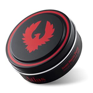 Atlas Pomade for Men, Medium Hold, Volumizing Hair Paste, 2.4oz