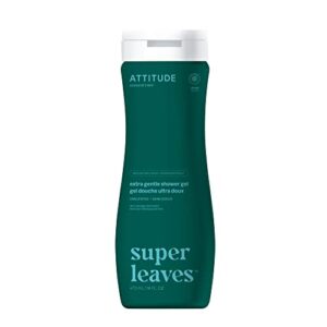ATTITUDE EWG Verified Unscented Body Wash, Vegan, Plant-Based, 16 Fl Oz