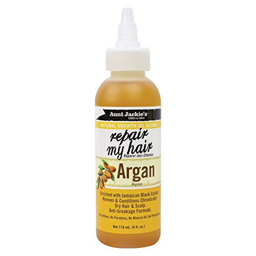 Aunt Jackie's Argan Oil Blend for Dry Hair & Scalp, 4 oz