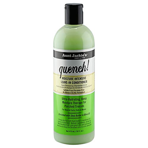 Aunt Jackie's Quench Leave-In Conditioner for Natural Curls, 16 oz, Shea Butter Enriched
