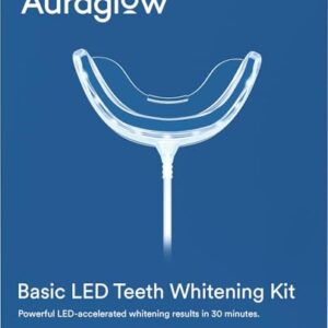 Auraglow Teeth Whitening Kit with LED Light & 35% Carbamide Peroxide Gel