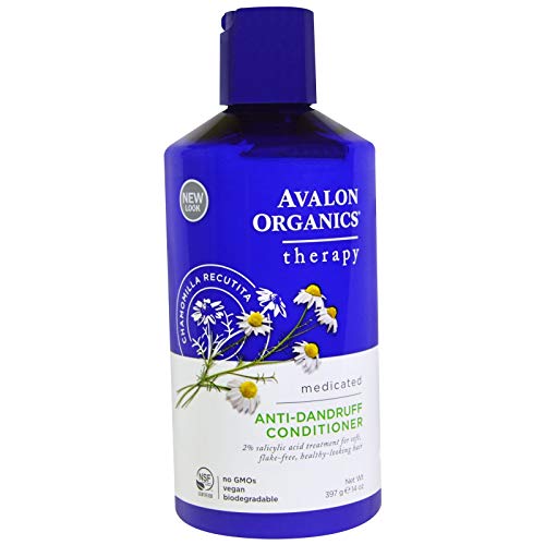 Avalon Organics 2% Salicylic Acid Anti-Dandruff Shampoo Conditioner Set 14 fl oz - Image 4