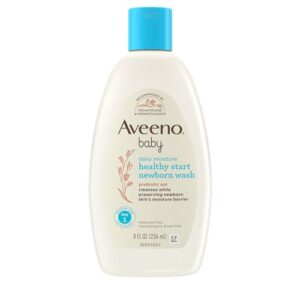 Aveeno Baby Nourishing Fragrance-Free Hypoallergenic Tear-Free Wash 8 fl. oz