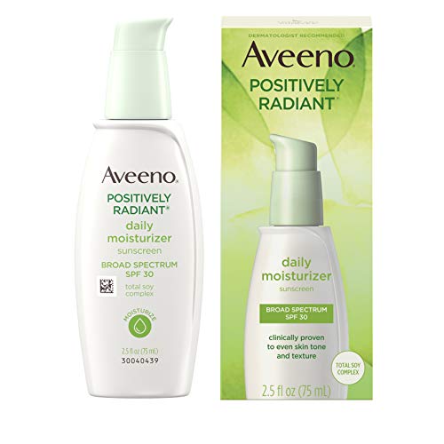Aveeno Positively Radiant Daily Moisturizer SPF 30 Oil-Free 2.5 fl. oz