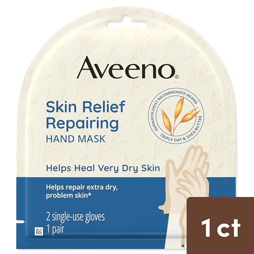 Aveeno Spa Day Collection Face Scrub, Body Lotion, and Hand Masks Gift Set 3 Items - Image 3