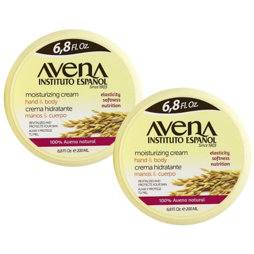 Instituto Español Avena Hand and Body Moisturizing Cream 2-Pack 6.8 Fl Oz Each