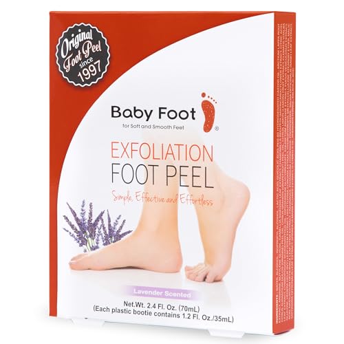 Lavender Scented Baby Foot Peel Mask for Soft, Smooth Feet - 1 Pair Pack