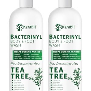 Bacterinyl Tea Tree Body Wash, 16 fl oz (2-pack) for Skin & Foot Health