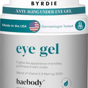 Baebody Cooling Eye Gel for Dark Circles, Puffiness, and Anti-Aging Hydration 1 Fl Oz