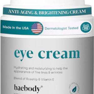 Baebody Anti-Aging Eye Cream for Dark Circles and Puffiness, Moisturizing, 1.7 oz