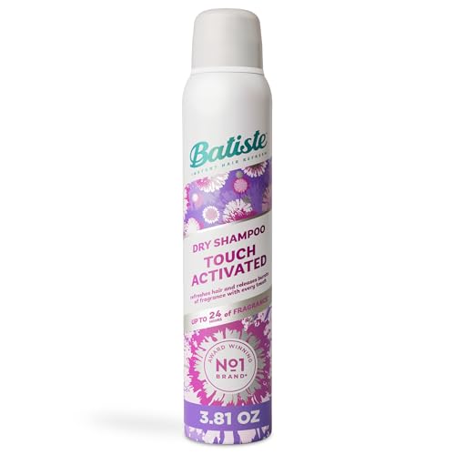 Batiste Touch Activated Dry Shampoo for 24-Hour Freshness, 3.81 Oz Oil Absorber