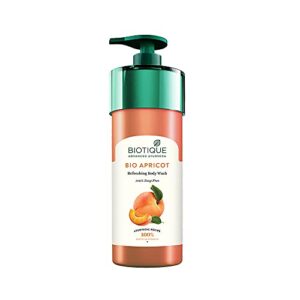 Biotique Bio Apricot Refreshing Body Wash Soap Free Cleanser 800ml