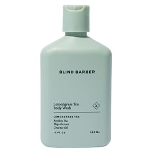 Blind Barber Lemongrass Tea Body Wash - Sulfate-Free, Hydrating, Paraben-Free (12oz)