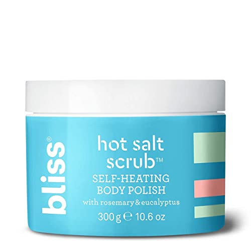 Bliss Hot Salt Scrub ? Self-Heating Exfoliating Polish, 10.6 oz