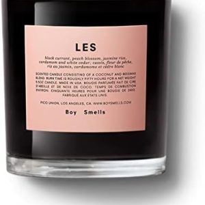 Boy Smells Les Candle, Coconut & Beeswax Blend, 8.5 oz, 50 Hour Burn