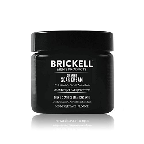 Brickell Men's Natural Scar Cream, 2oz - Reduces Scars & Evens Skin Tone