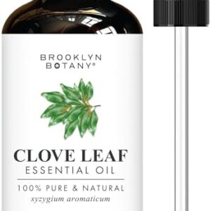 Brooklyn Botany Pure Natural Clove Essential Oil 4 Fl Oz Glass Bottle