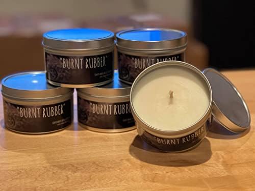 Burnt Rubber Scented Candle - Unique Aroma for Car Enthusiasts - Image 4
