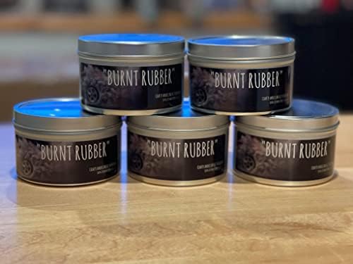 Burnt Rubber Scented Candle - Unique Aroma for Car Enthusiasts - Image 2