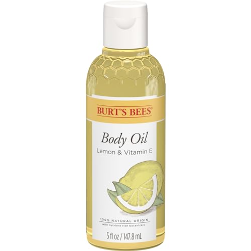 Burt?s Bees 100% Natural Body Oil, Lemon & Vitamin E, 5oz