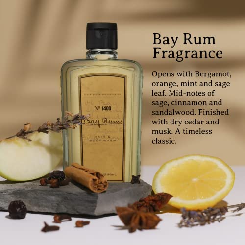 C.O. Bigelow Bay Rum Hair & Body Wash, 10 fl oz - Image 5