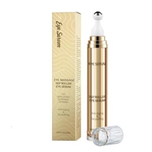 360° Massage Ball Caffeine Eye Cream 20ML for Dark Circles and Puffiness Relief