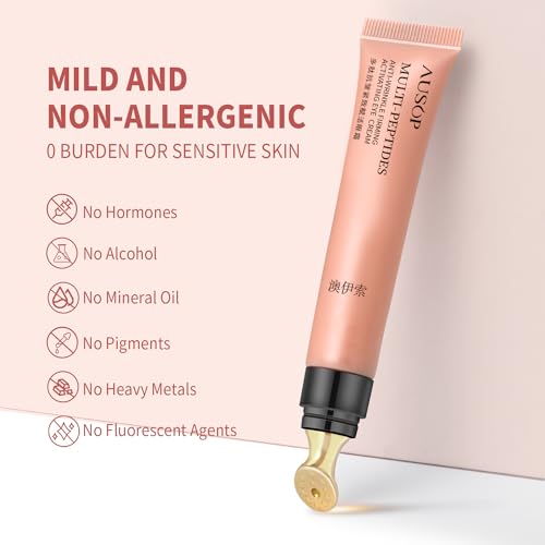 Caffeine Eye Cream with Metallic Applicator for Dark Circles & Fine Lines, 0.6 OZ - Image 3