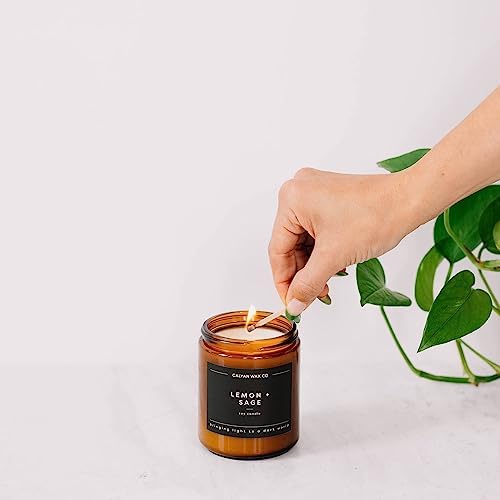 Calyan Wax Apples & Maple Bourbon Soy Candle, 7.2 oz, 57 Hour Burn - Image 6