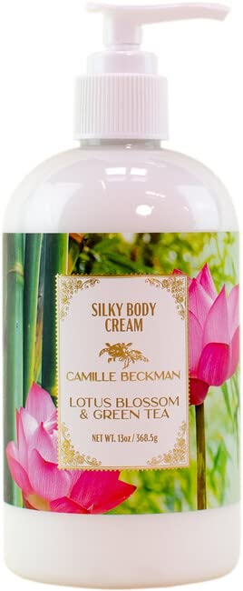 Camille Beckman Lotus Blossom Green Tea Body Cream 13 oz Hydrating Moisturizer