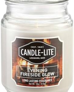 Candle-Lite 18 oz. Fireside Glow Aromatherapy Candle