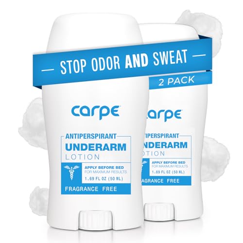 Carpe Fragrance-Free Advanced Sweat and Odor Control Antiperspirant Deodorant 2-Pack