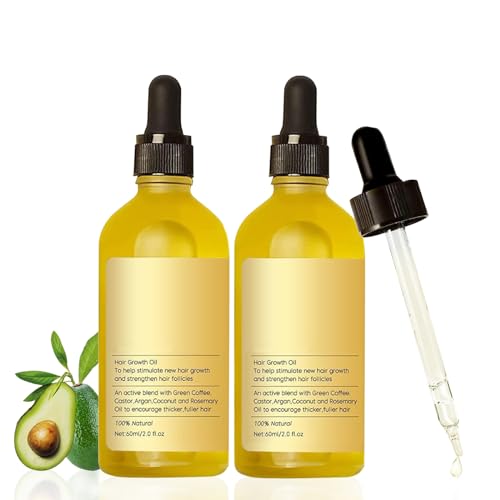 Carvenchi Organic Rosemary Hair Growth Oil for Thin, Dry, Damaged Hair 60ml
