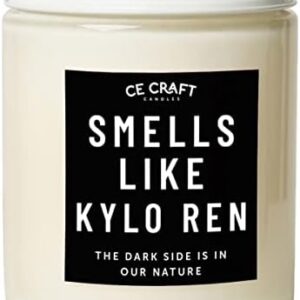 CE Craft Kylo Ren Mahogany Teakwood Candle - 8 oz Gift for Her