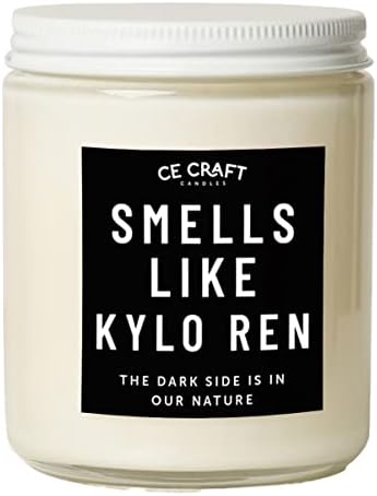 CE Craft Kylo Ren Mahogany Teakwood Candle - 8 oz Gift for Her