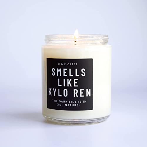 CE Craft Kylo Ren Mahogany Teakwood Candle - 8 oz Gift for Her - Image 2