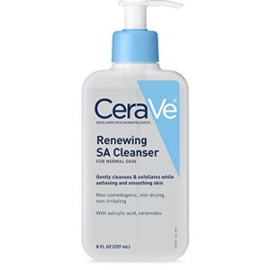 CeraVe SA Cleanser with Salicylic Acid, Hyaluronic Acid & Ceramides, 8 oz