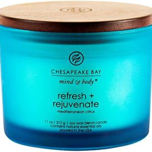 Chesapeake Bay Mediterranean Citrus Scented Candle 8 oz Refresh Rejuvenate