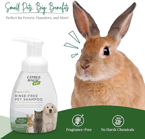 Citrus Magic Rinse-Free Pet Shampoo, 8 oz - Convenient Clean for Pets - Image 7