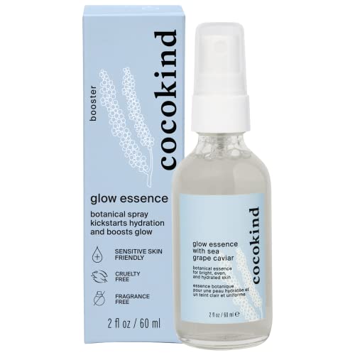 Cocokind Glow Essence: Sea Grape Caviar Primer, Moisturizer with Sea Buckthorn & Vitamin E