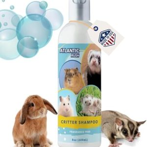 Critter Shampoo for Small Pets - 8oz Fragrance-Free for Ferrets, Guinea Pigs & More