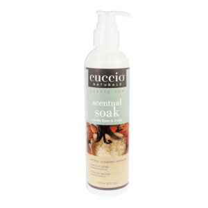 Cuccio Naturale Scentual Soak Vanilla Bean Fragrance 8 Oz Bath Soak