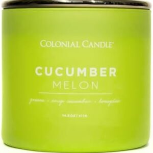 Cucumber Melon 3-Wick Candle, Green, 14.5 oz, 60 hrs