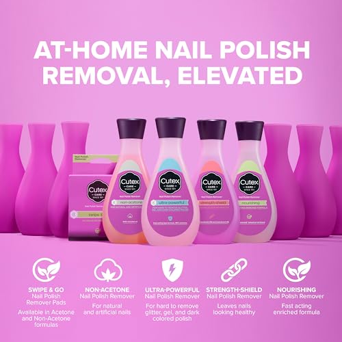 Cutex Ultra-Powerful Gel Nail Polish Remover 6.76 Fl Oz Paraben Free - Image 6