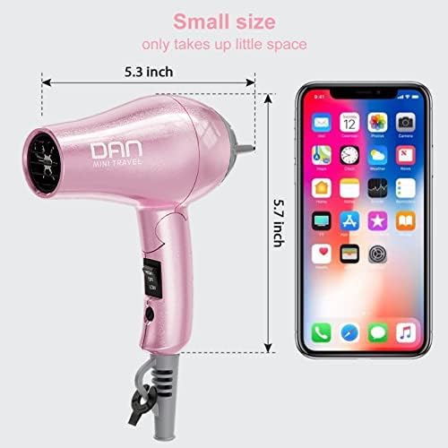 DAN Technology Travel Flat Iron & Blow Dryer Set with EU Adapter & Case - Image 6