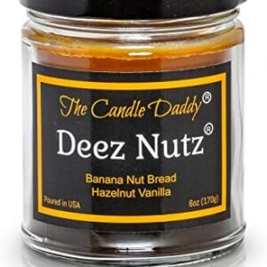 Deez Nutz Banana Nut Bread Scented Candle, 6 oz