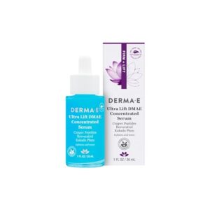 DERMA E Ultra Lift DMAE Serum with Copper Peptides, 1oz Bottle
