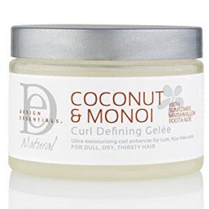 Design Essentials Coconut & Monoi Curl Defining Gelee, 12 oz